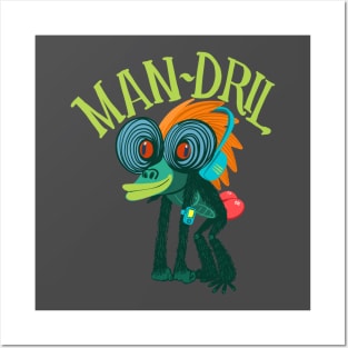 Mandril is a fan of good music and clubbing Posters and Art